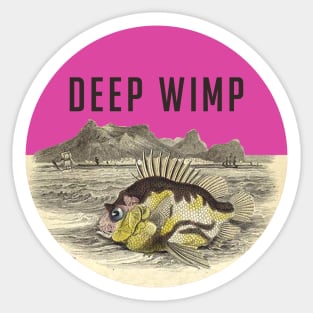 Deep Wimp Fish Sticker